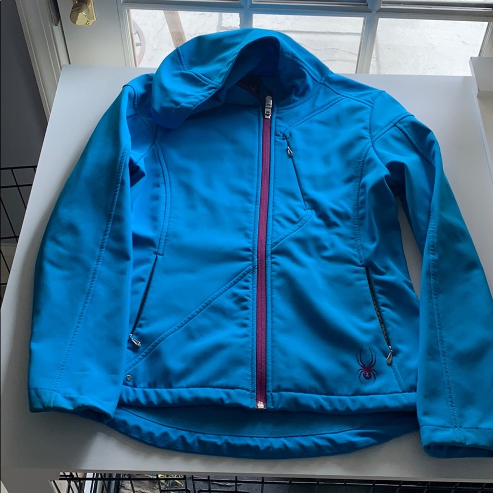 Blue Spyder Zip Up Jacket